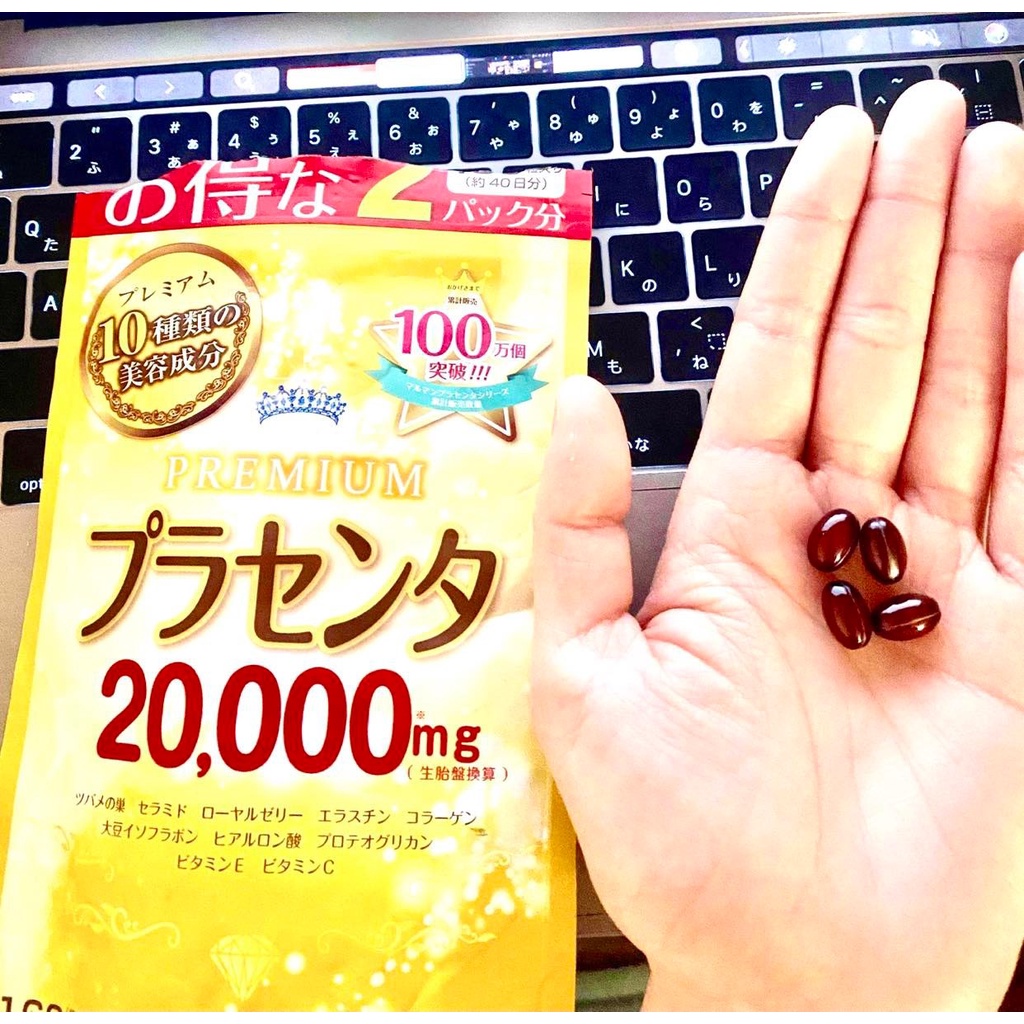 Viên uống nhau thai trẻ hoá làn da Maruman Placenta chính hãng của Nhật