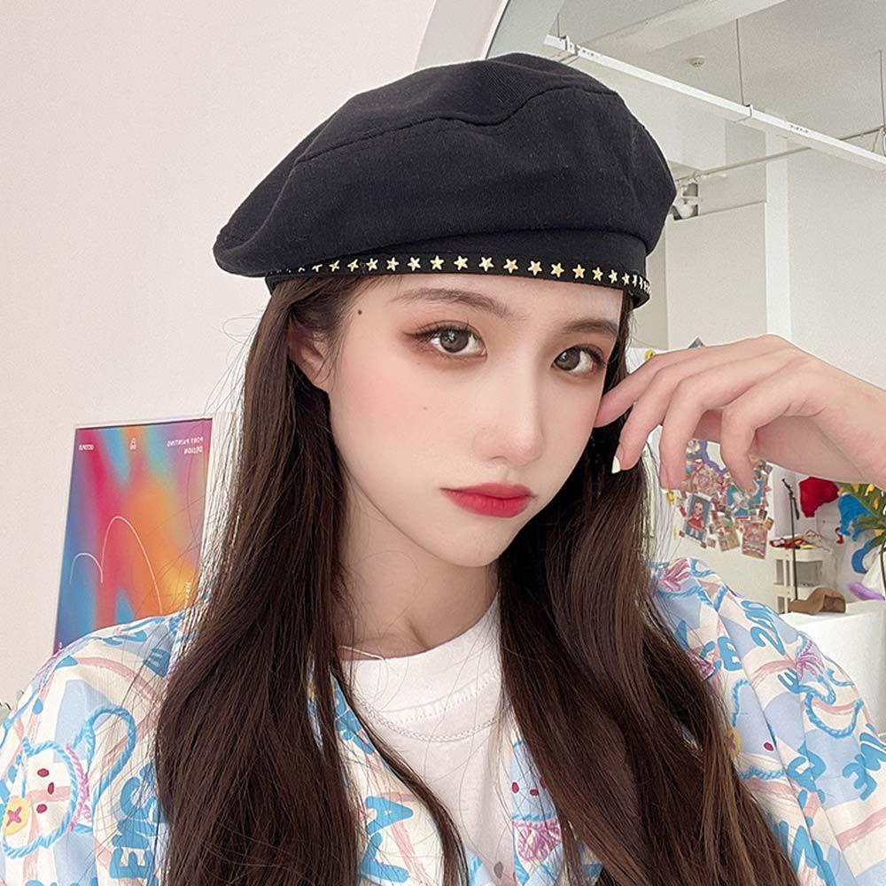 Mũ Nồi Thiết Kế Đơn Giản Phong Cách Anh Quốc Thời Trang Thu Đông Cá Tính Cho Nữ