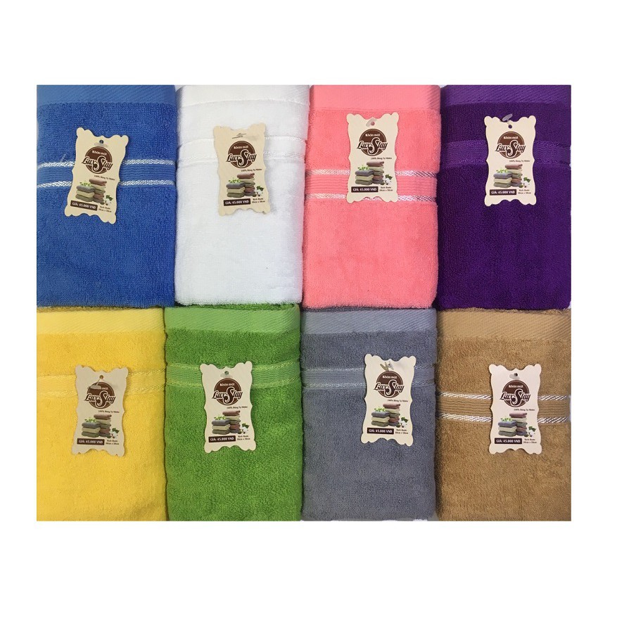 Set 10 khăn mặt 100% cotton kt 30*50cm