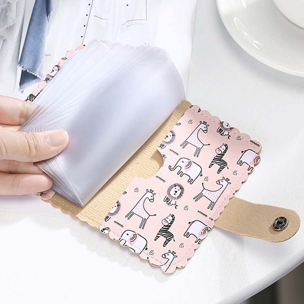 Ví Đựng Thẻ Id Nhiều Ngăn In Hoa Phong Cách Nhật Bản Thời Trang Cho Nữ