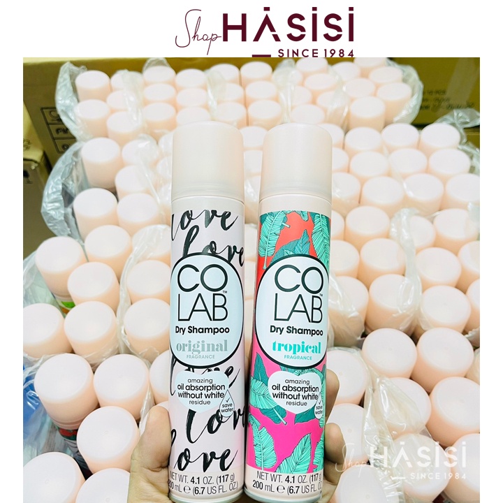 Dầu Gội Khô COLAB - Dry Shampoo 117g