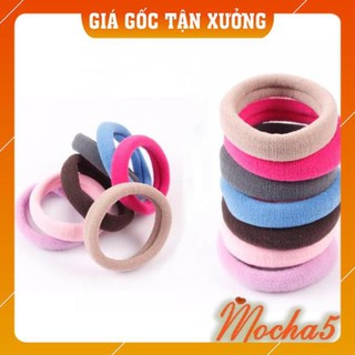 Dây Chun Buộc Tóc Siêu Co Giãn Không Cắn Tóc