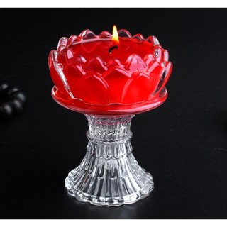 Cốc Nến 12h Đế Cao Đỏ