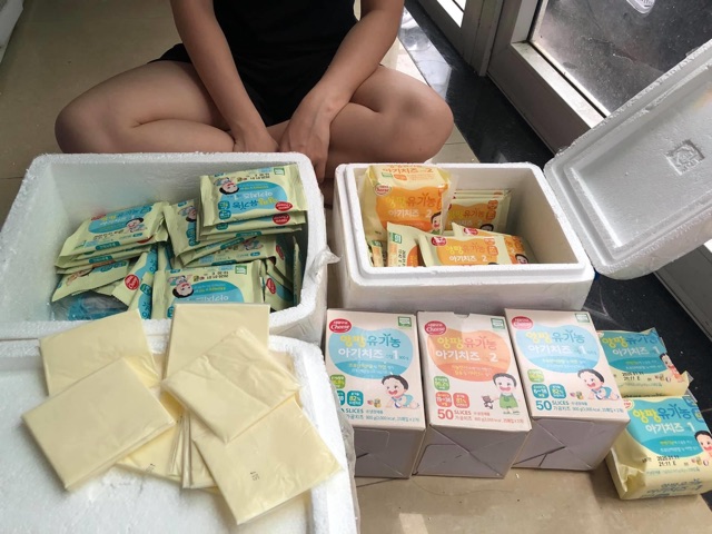 Phomai hữu cơ tách muối seoul milk đủ 3 step