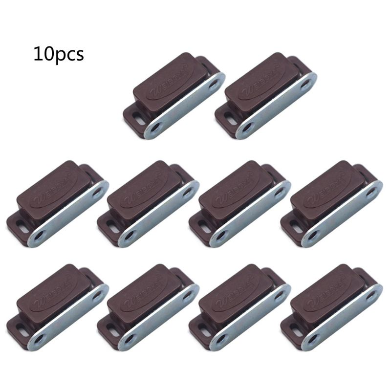 Bộ 10 Cái Khóa Cửa Tủ Bằng Nhựa Có Nam Châm