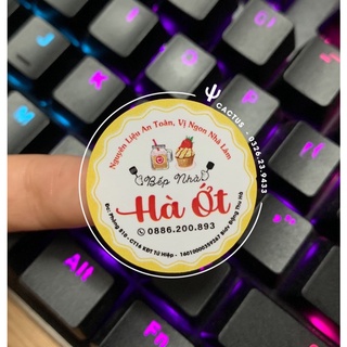 Combo 1000 tem dán 4cm in theo yêu cầu