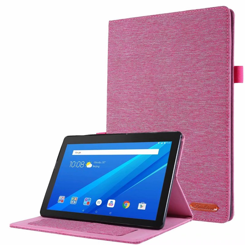 Bao da PU và vải jean dễ thương cho máy tính bảng Lenovo Tab E10 TB-X104N TB-X104F X104L | BigBuy360 - bigbuy360.vn