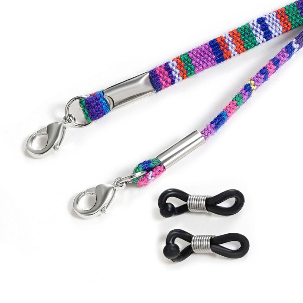 Karen Dây Đeo Kính Đeo Cổ Họa Tiết Thổ Cẩm Chống Thất Lạc