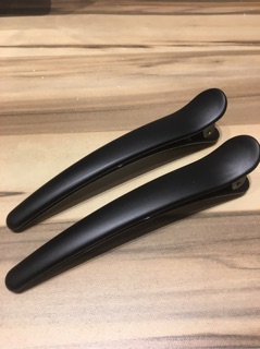 Kẹp mỏ vịt nhựa đen 12cm