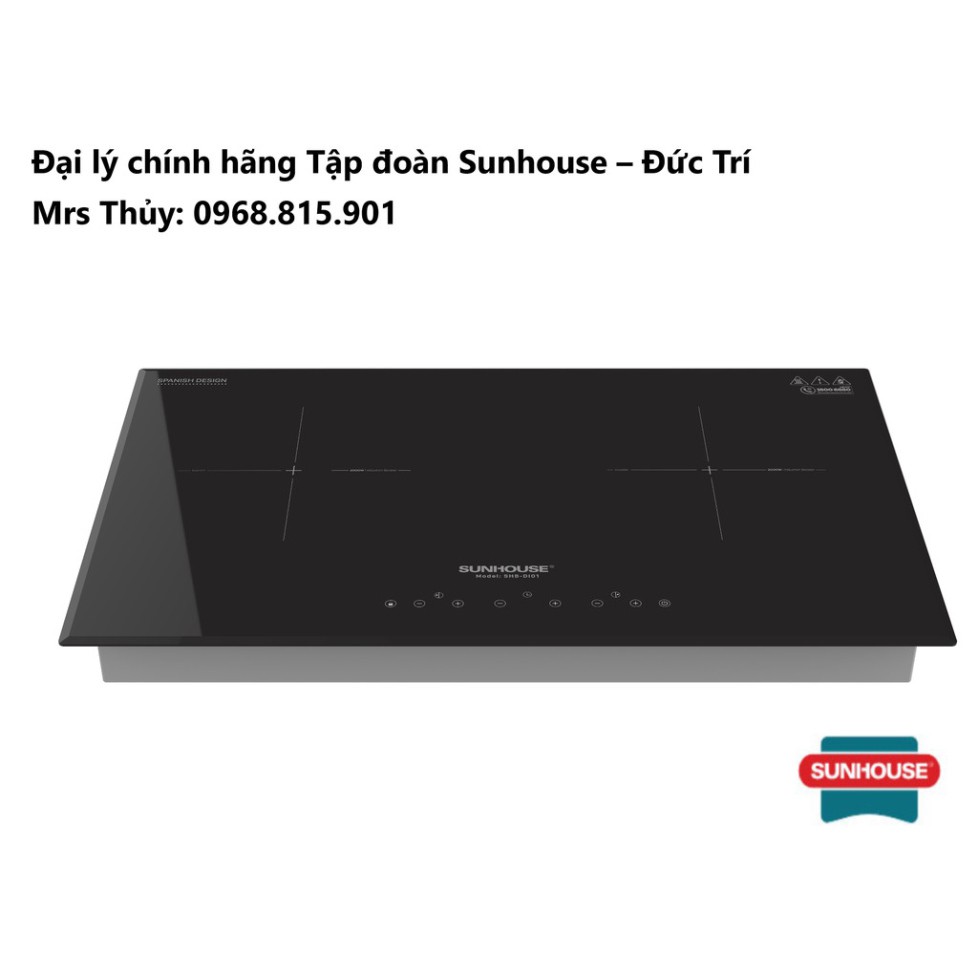 Bếp đôi Điện từ SUNHOUSE SHB-DI01 Cao cấp