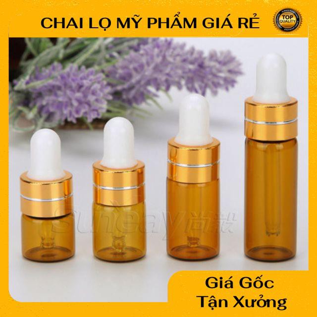 Lọ Chiết Serum ❤ RẺ VÔ ĐỊCH ❤ Lọ đựng tinh dầu 2ml,3ml,5ml , lọ chiết nước hoa , phụ kiện du lịch