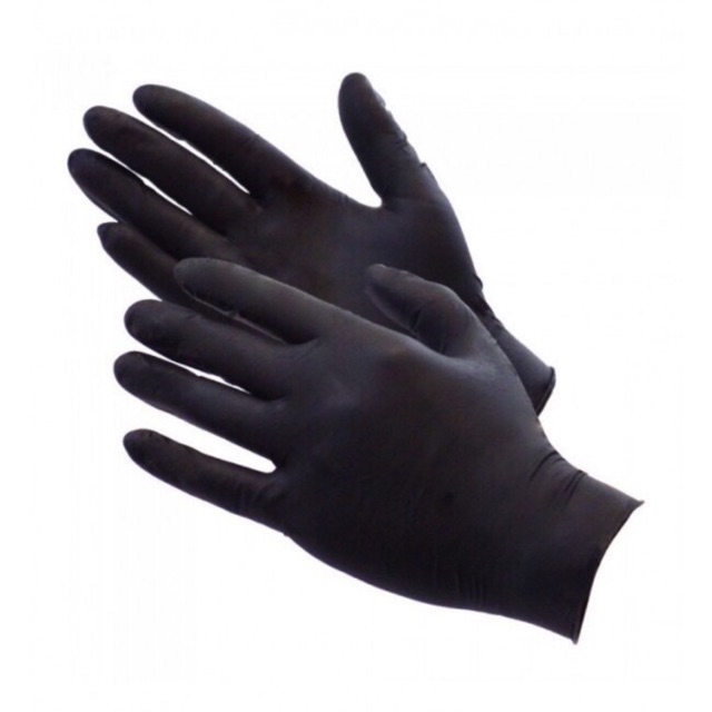 Set 20 chiếc găng tay màu đen siêu dai xăm hình và phun xăm không bột