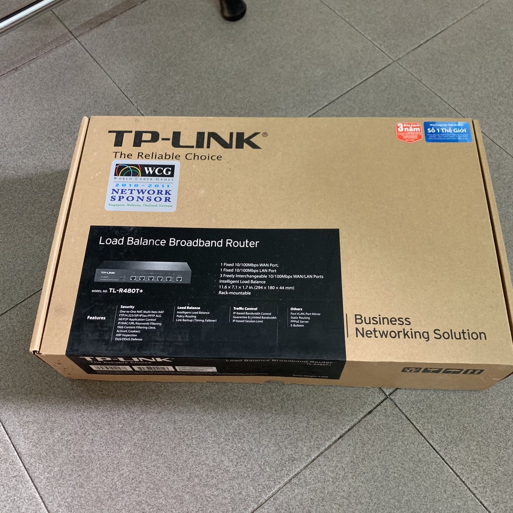Router cân bằng tải băng thông rộng Tplink TL-R480T+ fullbox mới 100%
