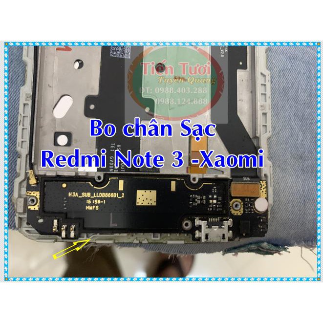 Bo Chân Sạc Redmi Note 3- xaomi (Hàng Cũ Bóc máy)
