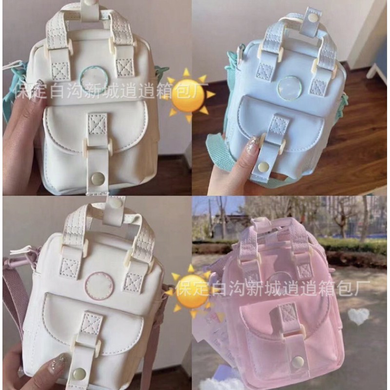 Túi ulzzang chuyển màu khi ra nắng, túi mini, túi đổi màu hot tik tok, túi đổi màu trắng - xanh trắng - hống