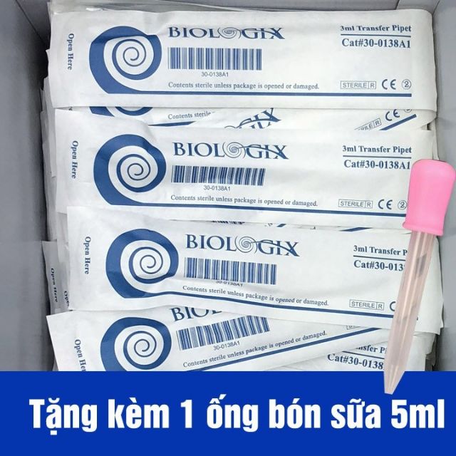 COMBO 30-50-70-100 ỐNG HÚT SỮA BIOLOGIX NHẬP KHẨU MỸ