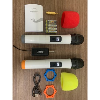 Bộ 2 micro COK ST-122 hát karaoke cực đã