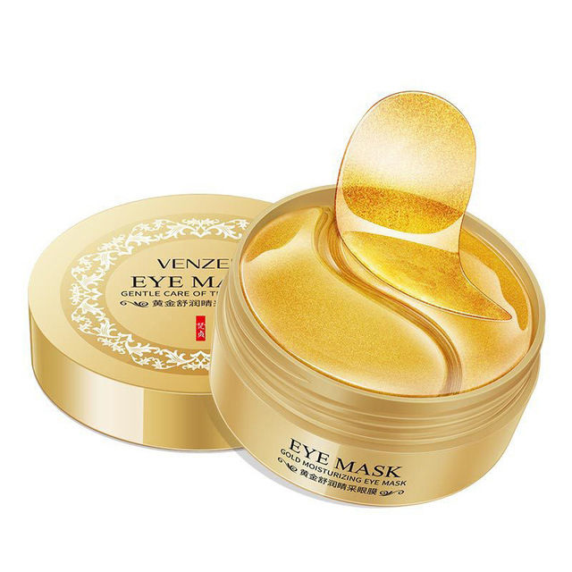 60pairsEye mask/24k gold soothing and moisturizing/fading dark circles and fine lines/improving eye lines/eliminating wrinkles, removing bags under the eyes, lifting and tightening eye mask/eye care