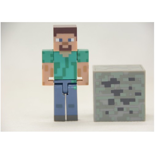 [ Chính hãng] Mô hình nhân vật Steve đào than Minecraft đồ chơi