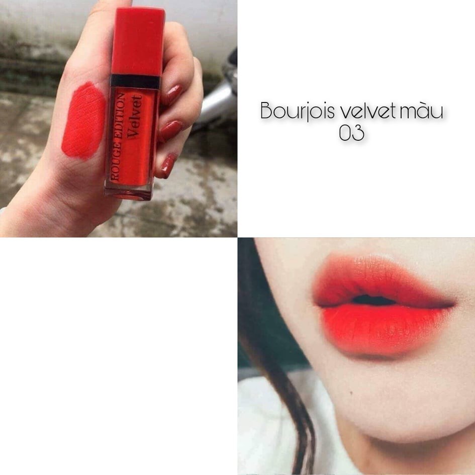Son kem lì Velvet Bourjois Rouge Edition chính hãng Pháp