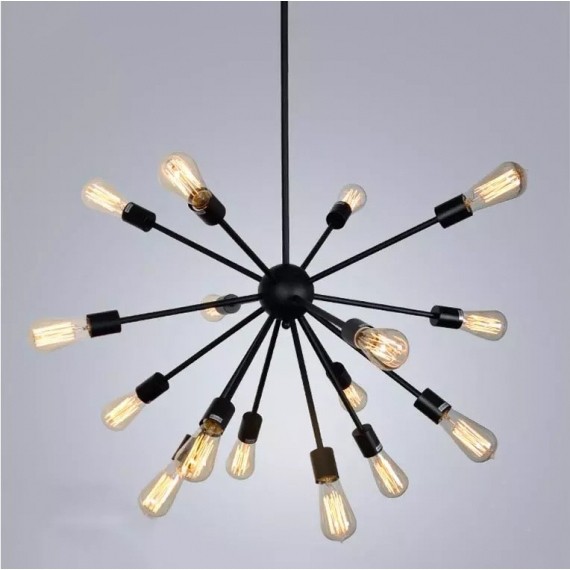 Đèn thả bàn ăn hình tú cầu 18 bóng