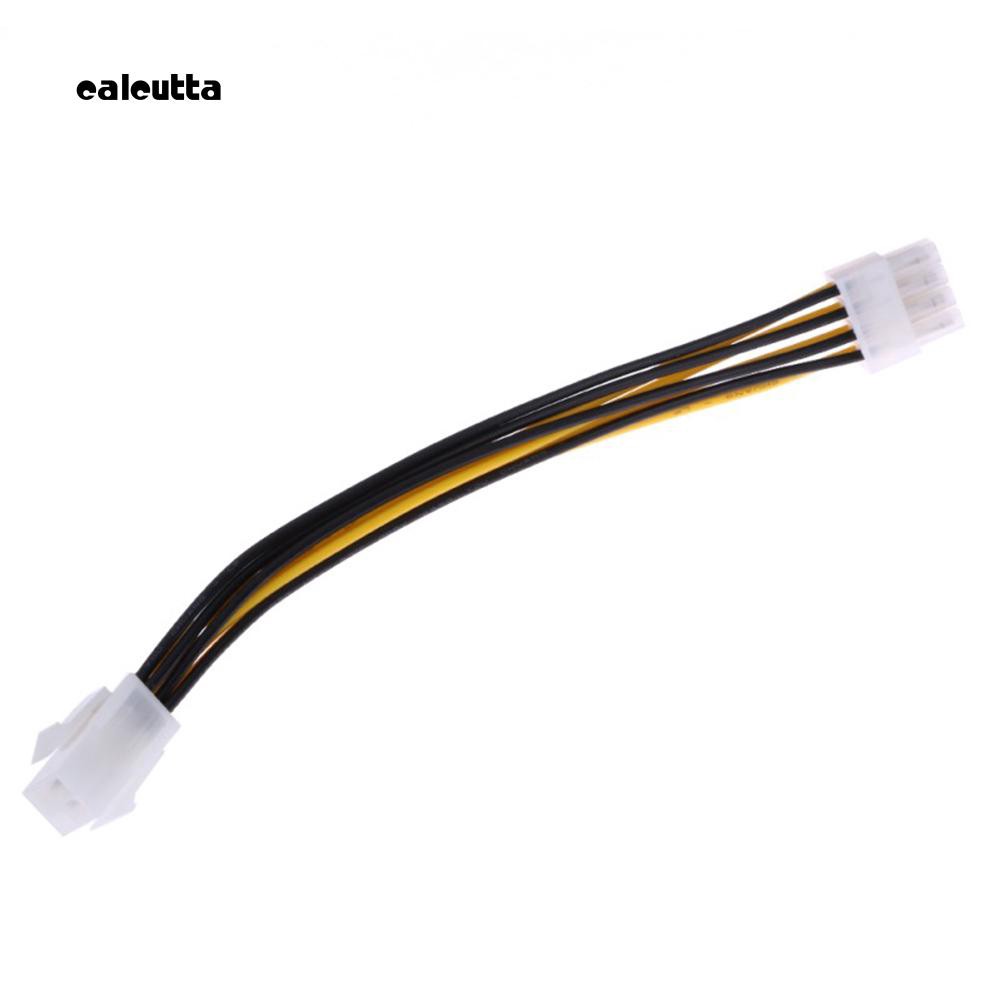 cal_EPS 8-Pin Male to ATX 4-Pin Female Motherboard CPU Power Supply Adapter Cable