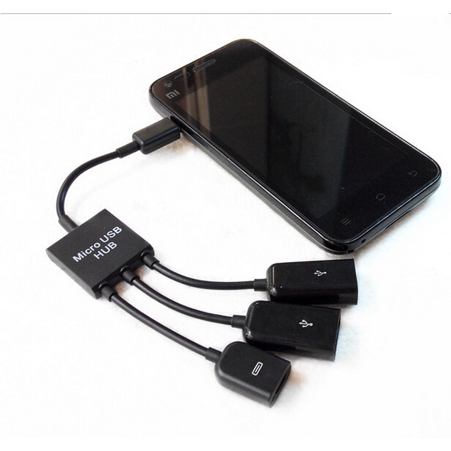 Cáp chuyển đổi OTG 3 trong 1 cho điện thoại Samsung
