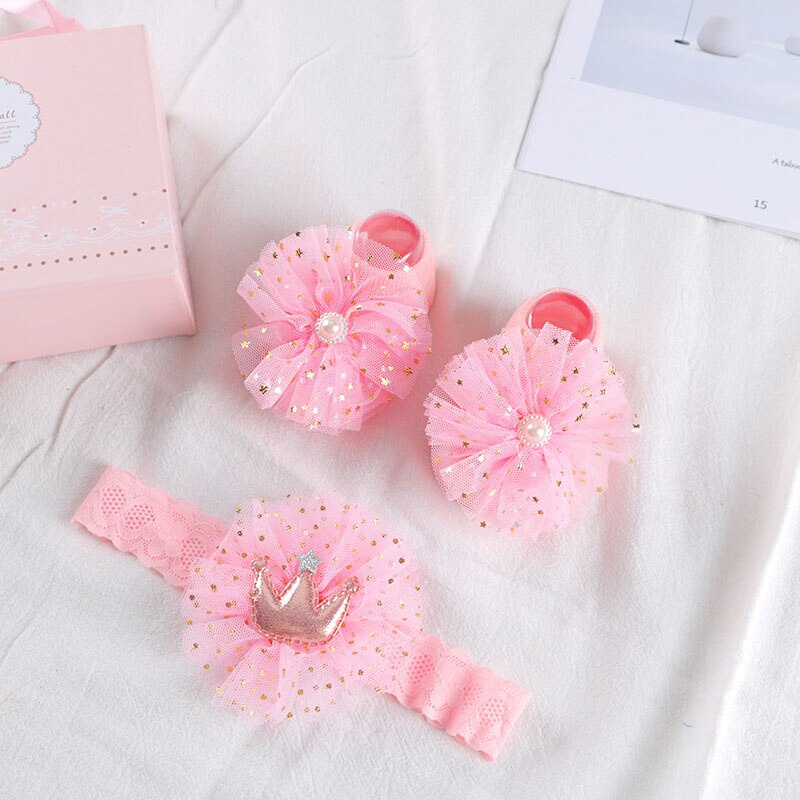 Set 2 Đôi Vớ Công Chúa Dễ Thương Cho Bé Gái