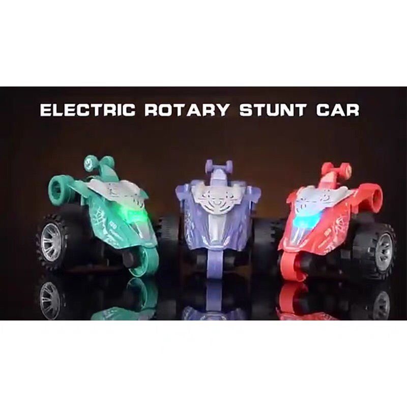 Xe pin 5 bánh Stunt Car nhào lộn xoay 360 độ cho bé trai và bé gái