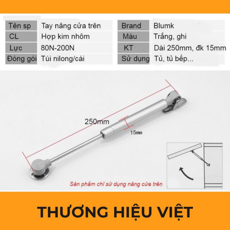 Thanh chống cánh tủ chịu lực piston