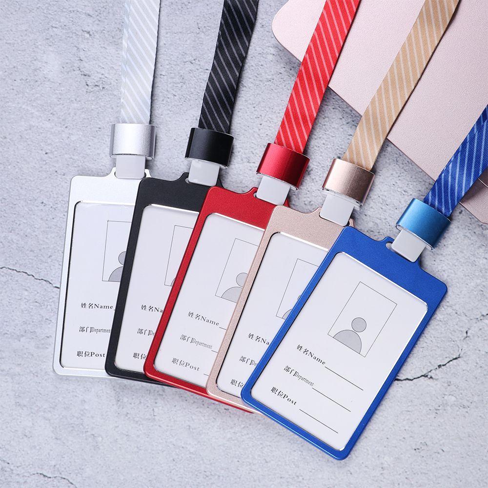Túi Đựng Thẻ ID/Thẻ ID Bằng Hợp Kim Nhôm 5 Màu Sắc Dành Cho Học Sinh Nhân Viên Văn Phòng MIHAN1