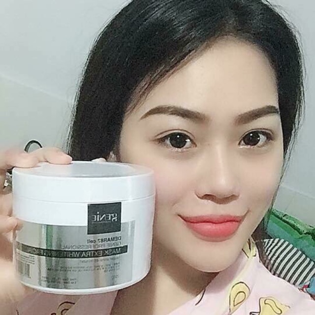 (AUTH - DATE MỚI) Ủ FACE NHAU THAI CỪU GENIE PROFRESSIONEL MASK EXTRA WHITENING FACIAL NHẬP KHẨU CHÍNH HÃNG