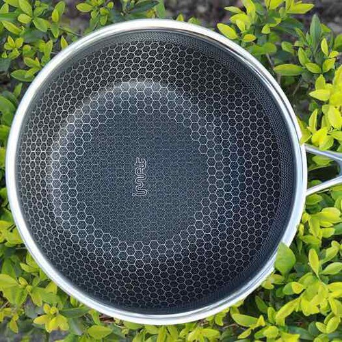 Chảo chống dính vân đá tổ ong 32cm hàng xịn - chảo chống dính tổ ong