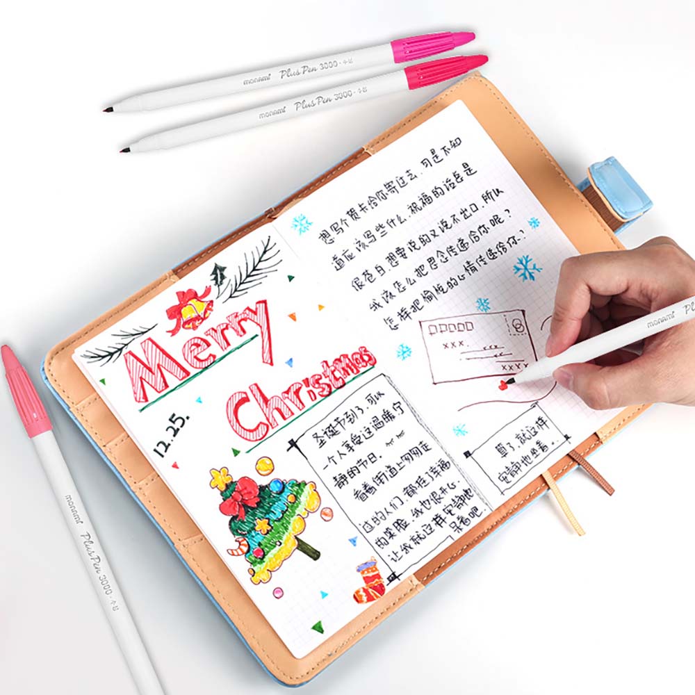 Bộ Bút Đánh Dấu 5/6/7/12 Màu Ngòi 0.4mm Dùng Vẽ Tranh Tiện Dụng