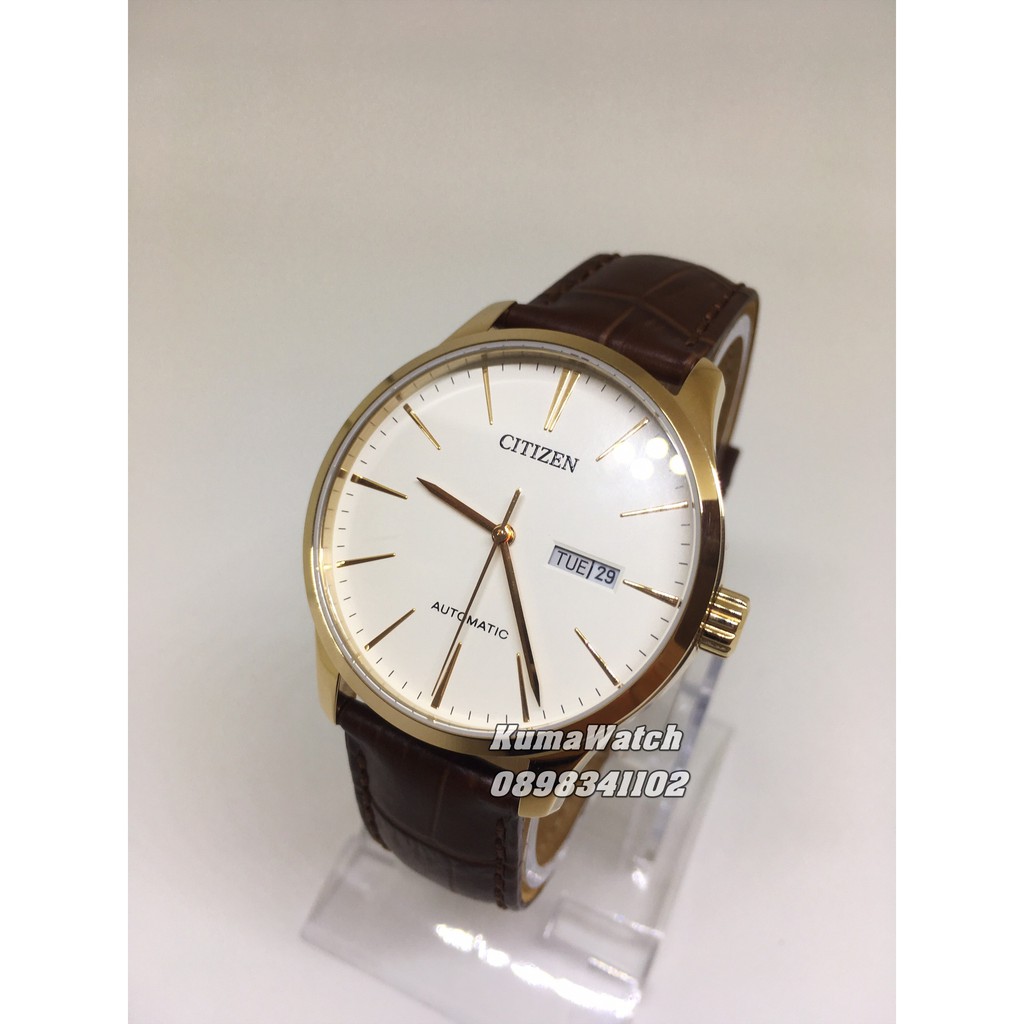 Đồng hồ nam Citizen NH8353-18A – Automatic, Gold, 40mm.