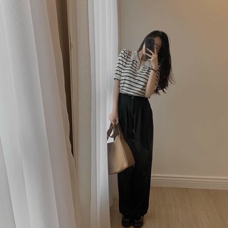 Áo polo len đan mỏng