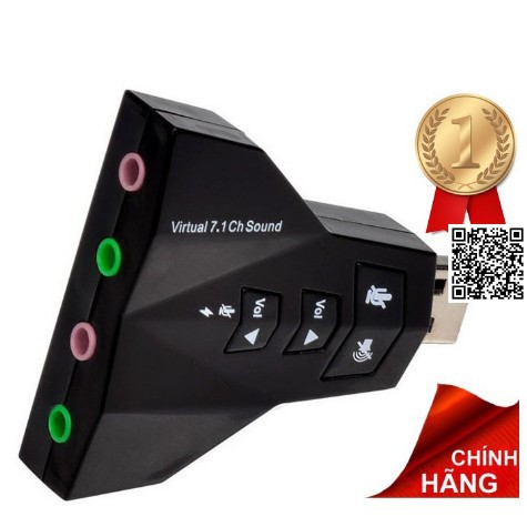 Bộ chuyển đổi USB ra Sound 7.1 (3D) Loại Cao Cấp 833