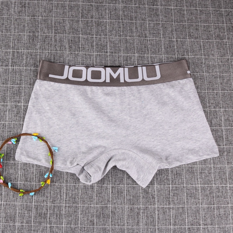 Quần Lót Boxer Cotton Màu Sắc Trơn Thoáng Khí Cho Nữ