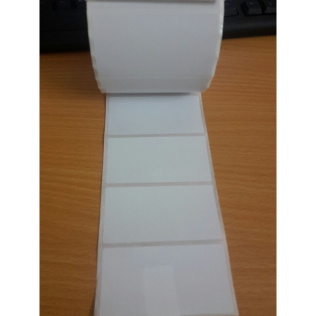 Decal tem nhãn 80x40mm, cuộn 50m