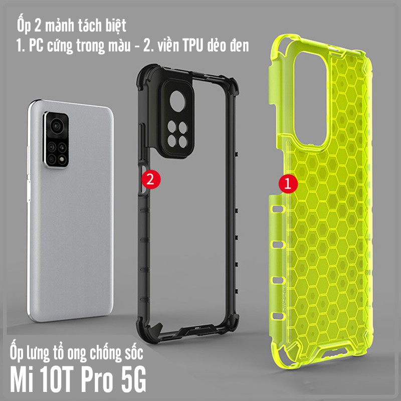 Ốp lưng Xiaomi Mi 10T Pro 5G - Redmi K30S Tổ Ong chống sốc