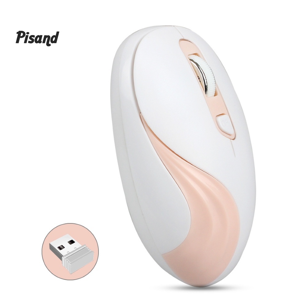 pu G833 Mini Portable 2.4G Wireless Mouse with USB Receiver for Laptop/Computer
