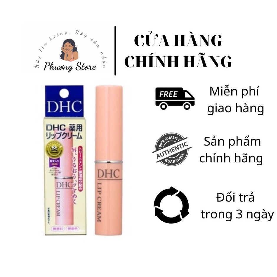 son dưỡng MỀM+ ThÂM môi DHC lip cream