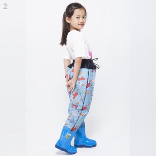 ☫Ủng đi mưa biển, mưa, áo liền quần trẻ em chơi dưới nước, chống thấm cá em, bơi body nam nữ