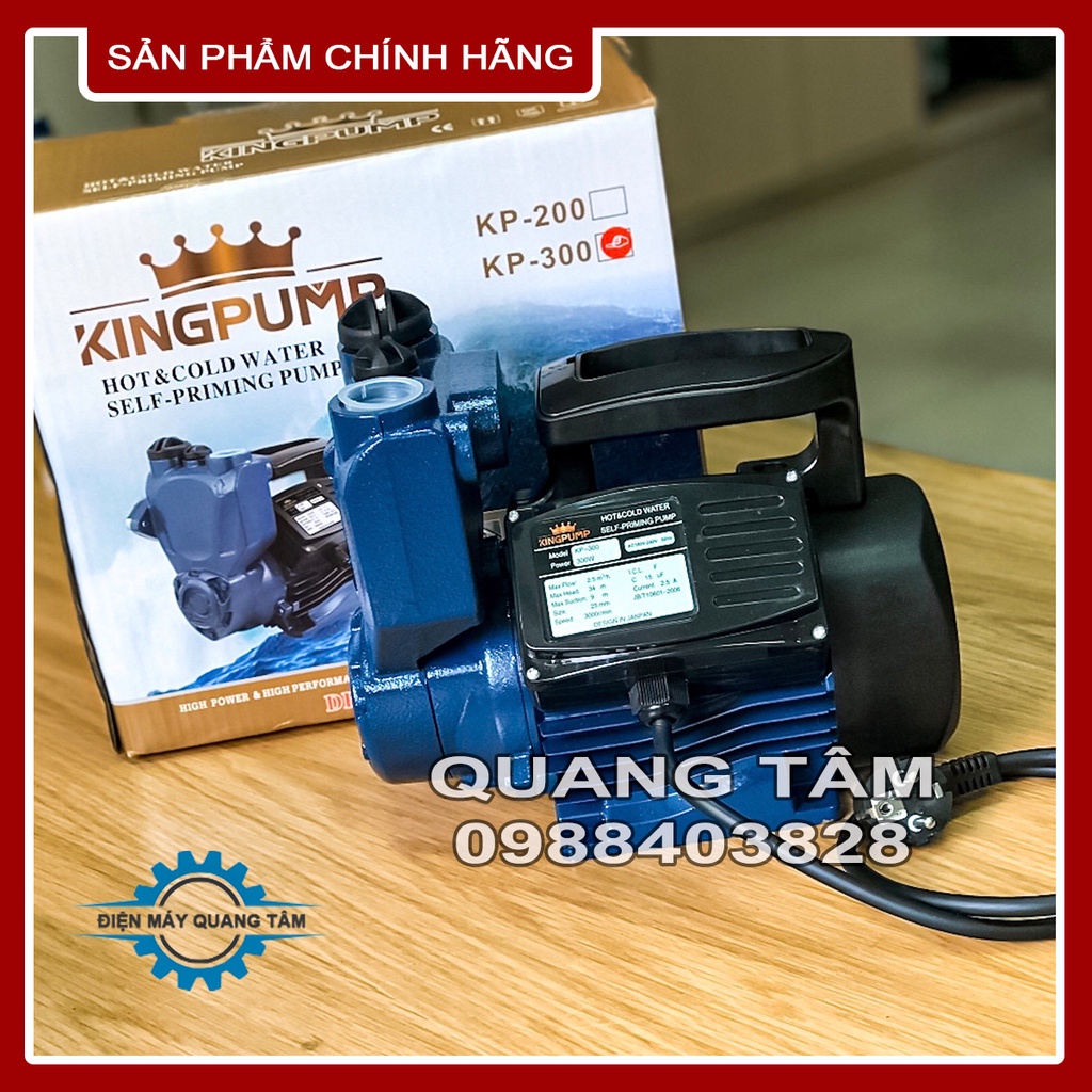 Máy Bơm Nước Chân Không Tự Mồi KINGPUMP KP-200 và KP-300 [Chính Hãng]