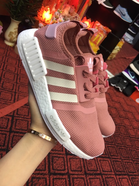 HÈ | HOT THÁNG 6 | Giày thể thao  Sneaker  nmd  hồng đất( tặng móc khoá ) :(( 💎 Uy tín . NEW new 2020 . new . , ! ' ' "