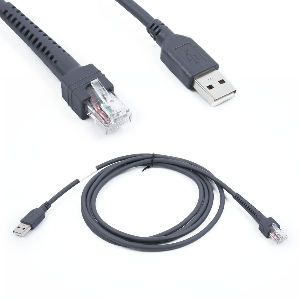 Cáp kết nối USB cho máy scan mã vạch LS1203 LS2208 LS4208 AP DS9208 chuyên dụng