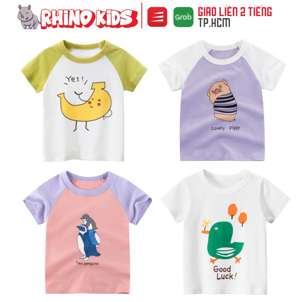 Áo thun bé gái in hình dễ thương chất liệu  cotton an toàn cho bé hàng chuẩn