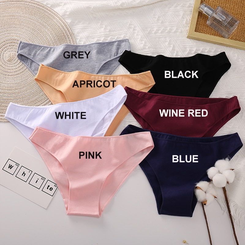 1/ 3 Quần lót CUTEBYTE chất liệu cotton/ spandex nhiều màu tùy chọn cho nữ