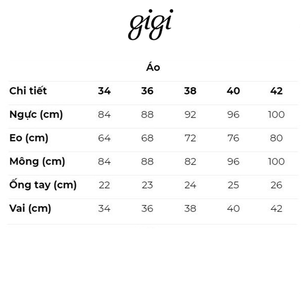 Gigi - Áo croptop nữ cổ V tay dài ống loe Interlock Twist G1106211202S-12