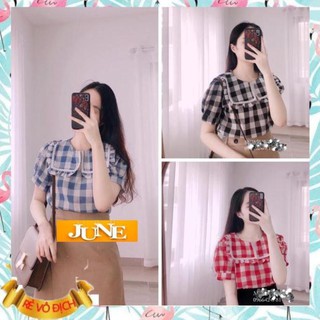 [RẺ VÔ ĐỊCH] ÁO SƠ MI NỮ [Free ship 50k] tay bồng, cổ bèo hot hit